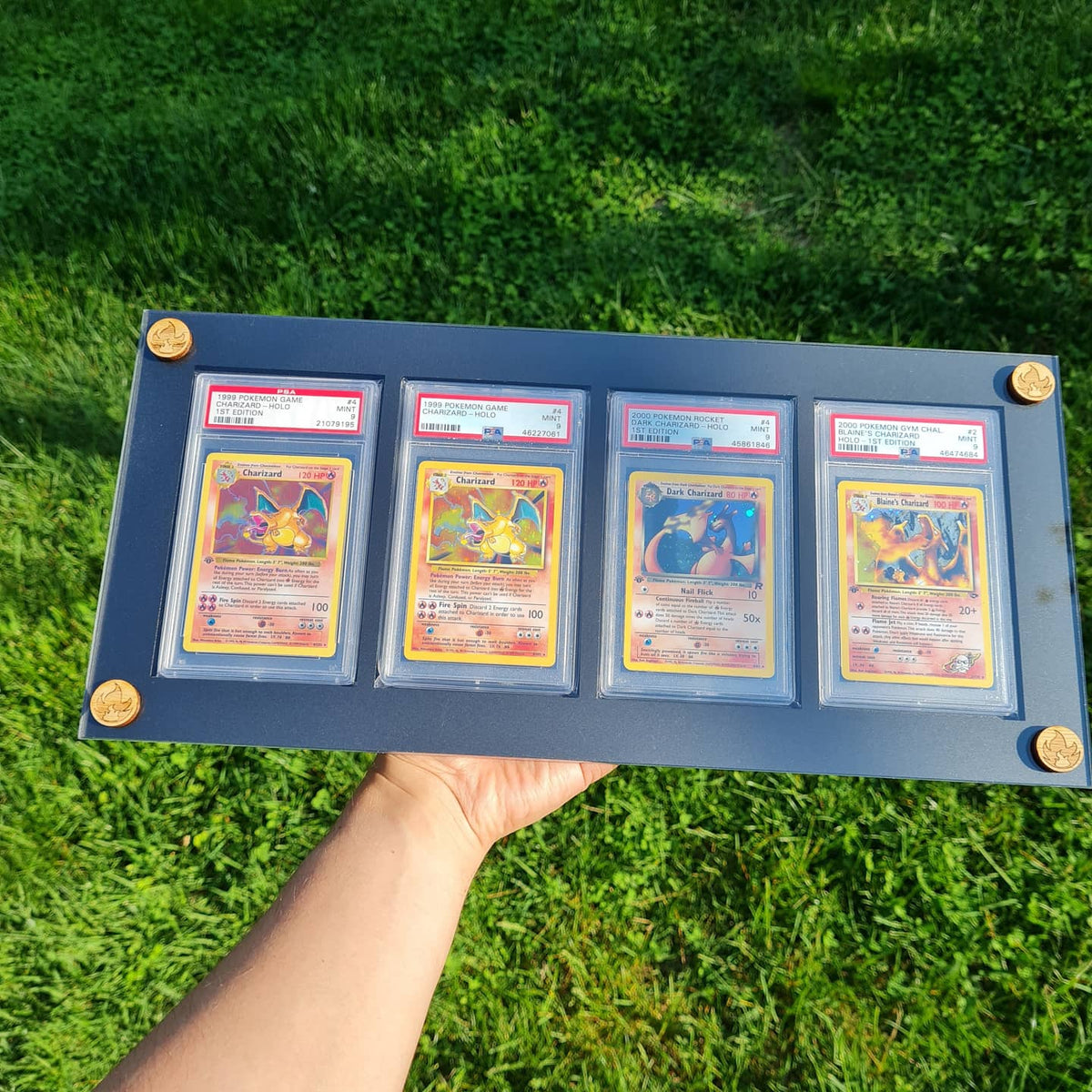 psa graded pokemon card 10 slot display tutata Stands, Trading Card Stand Mini Easel Holder, Clear Card Stands for BGS, PSA, SGC Baseball Sports Card- Pack : Home & Kitchen For best viewing of your hockey cards 16 Slot PSA Graded UV