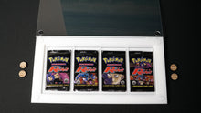 Load image into Gallery viewer, Custom UV resistant PSA BGS trading card display cases with customizable pegs for Pokemon, YuGiOh, Baseball, Basketball, Metazoo, Magic the Gathering, Harry Potter, Power Rangers, Digimon, Hockey, Football, Golf, Formula 1, Wrestling, & Garbage Pail Kids.